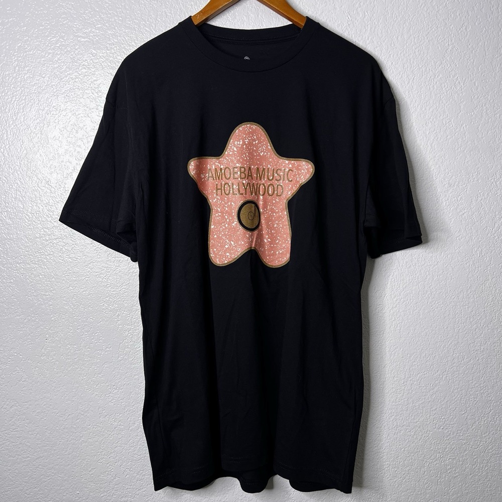 Amoeba Music Hollywood Black Graphic T-Shirt Adult Size XL - Picture 2 of 6